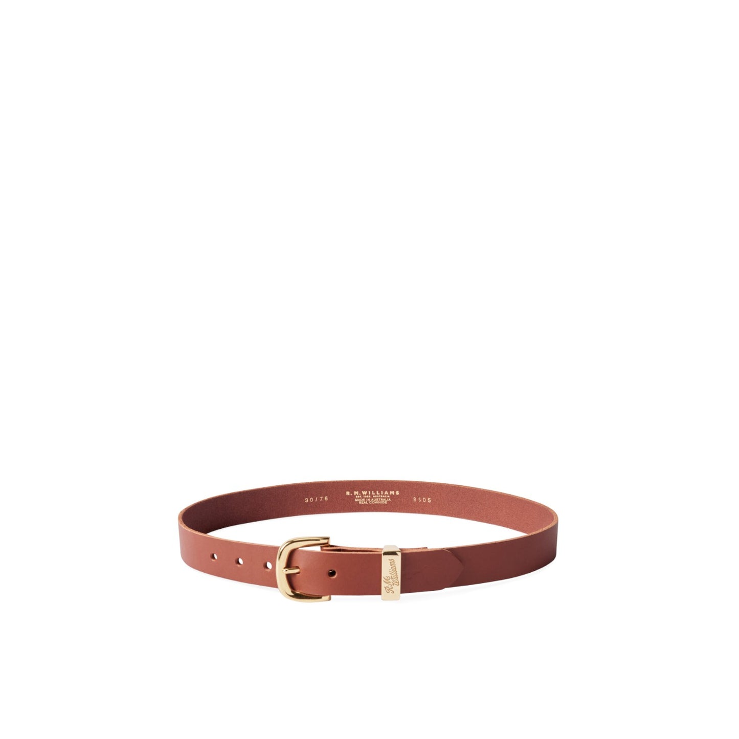 R.M. Williams Allora Belt Caramel