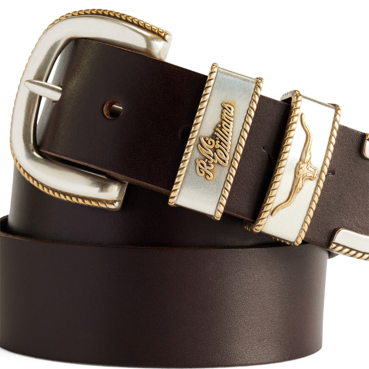 R.M. Williams Rope Drover Belt Chestnut