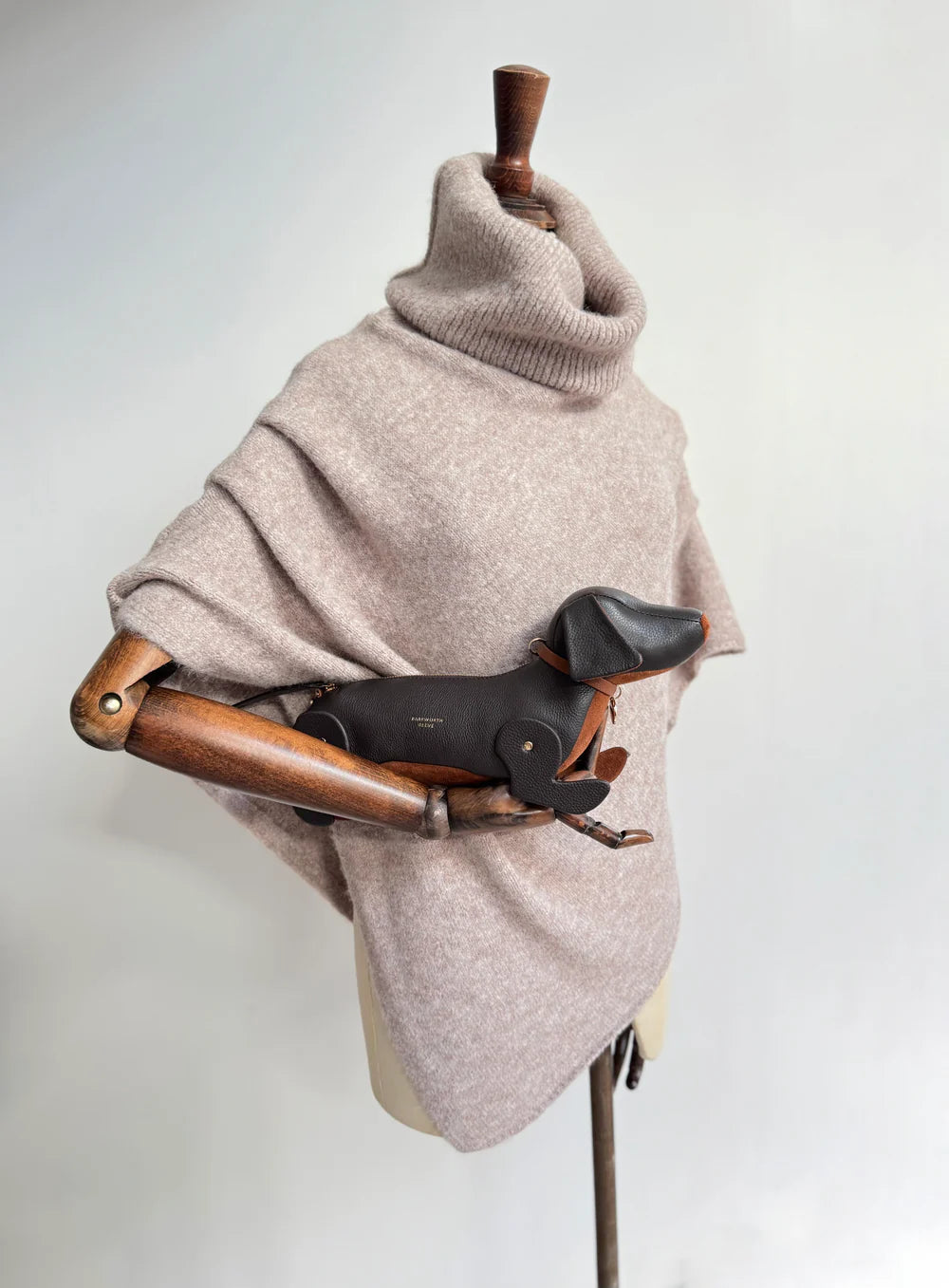 Barkworth Reeve Hugo Sausage Dog Bag Chocolate