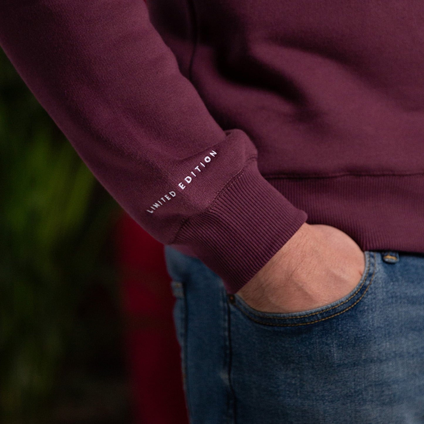 Beaumont & Bear Kingswear Unisex Quarter Zip Berry