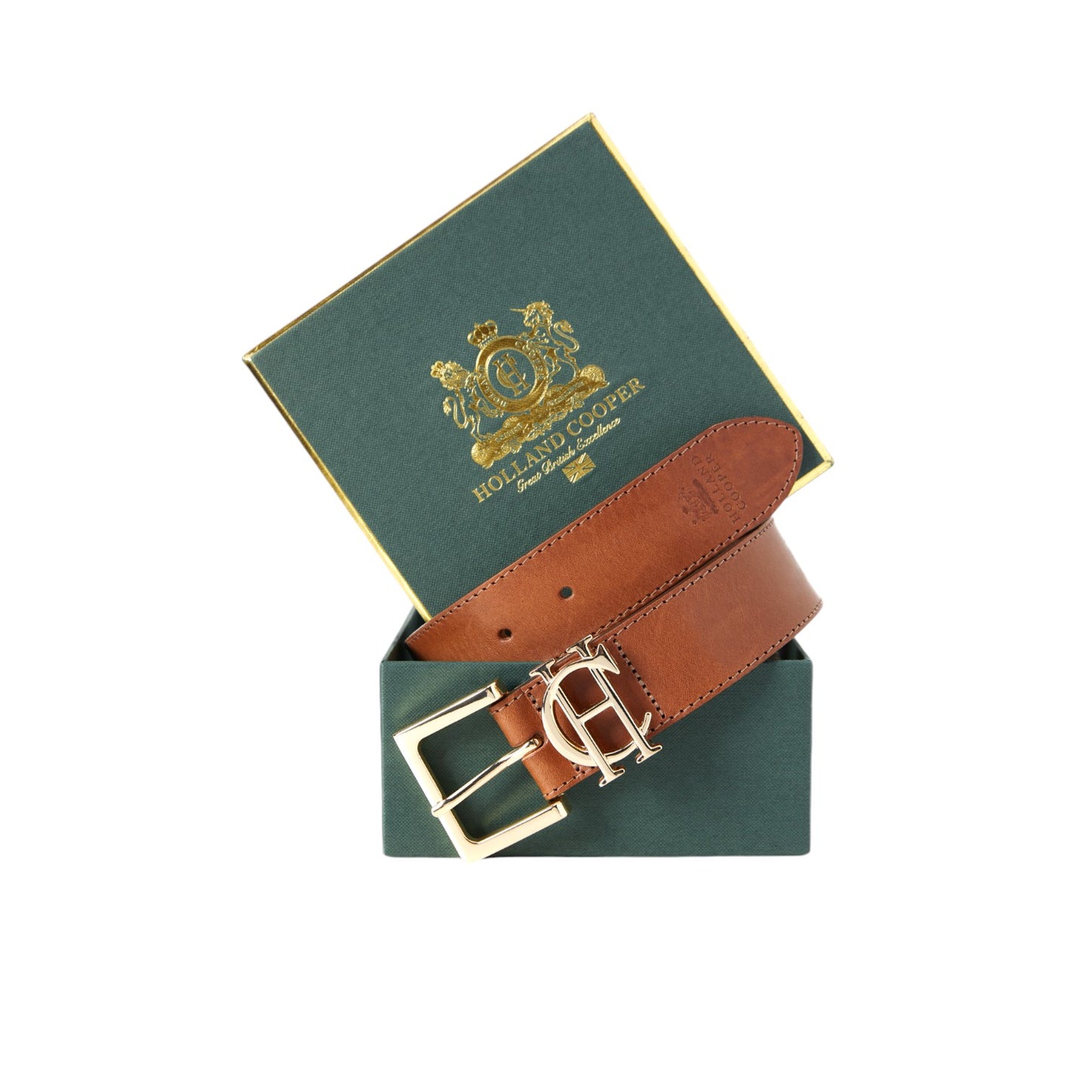 Holland Cooper HC Classic Logo Belt Tan