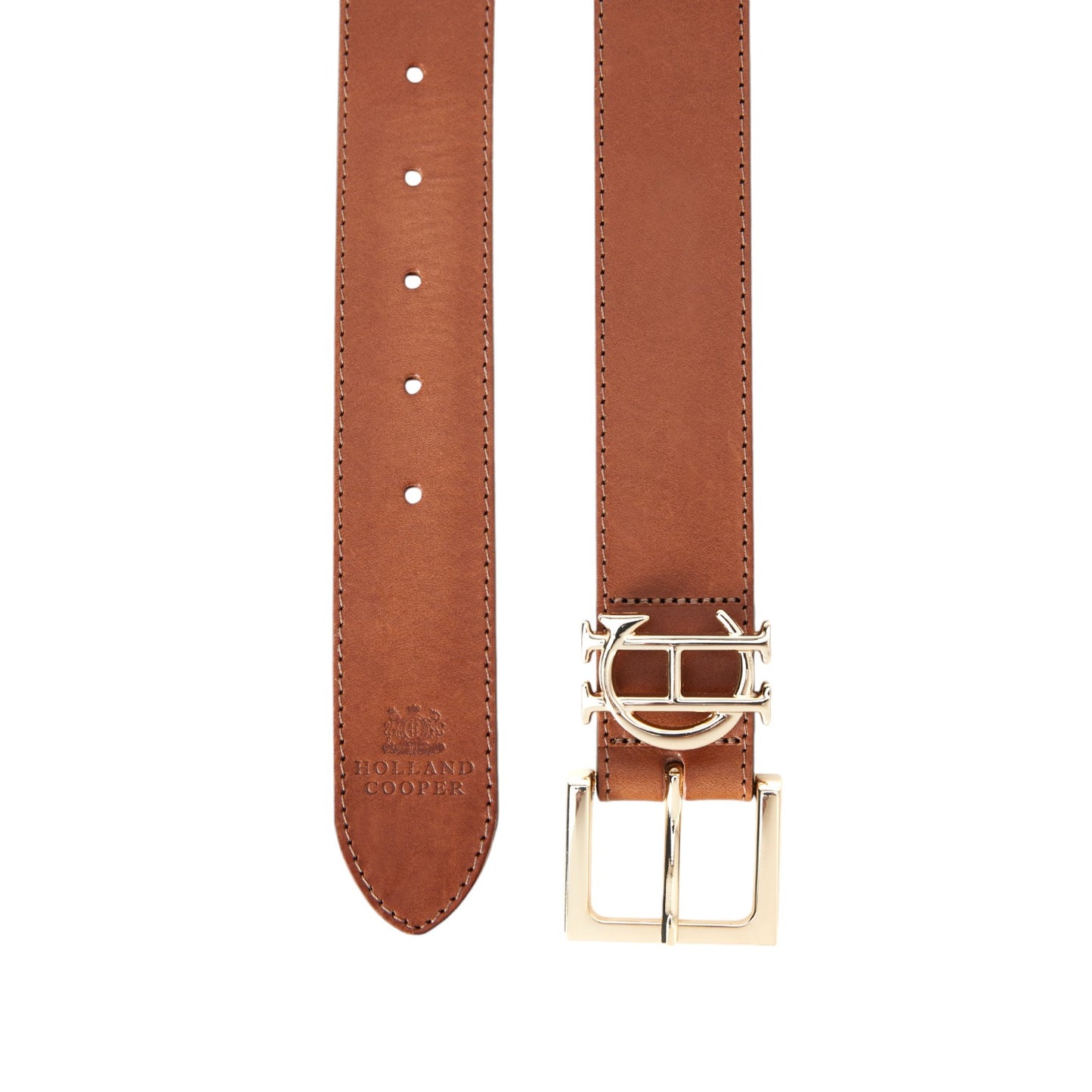 Holland Cooper HC Classic Logo Belt Tan