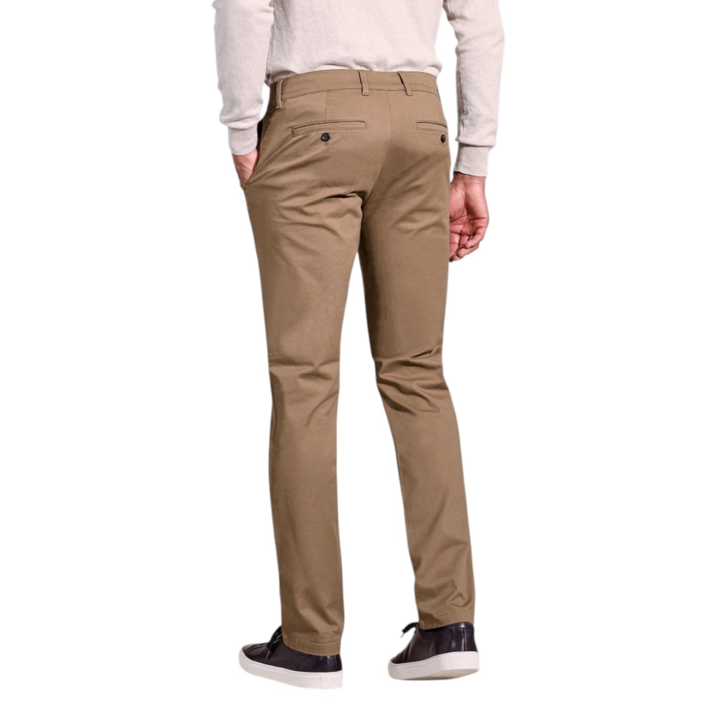Brook Taverner Leo Slim Fit Chino Tan