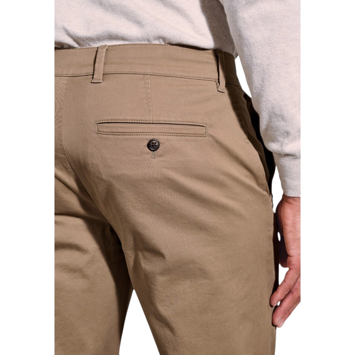 Brook Taverner Leo Slim Fit Chino Tan