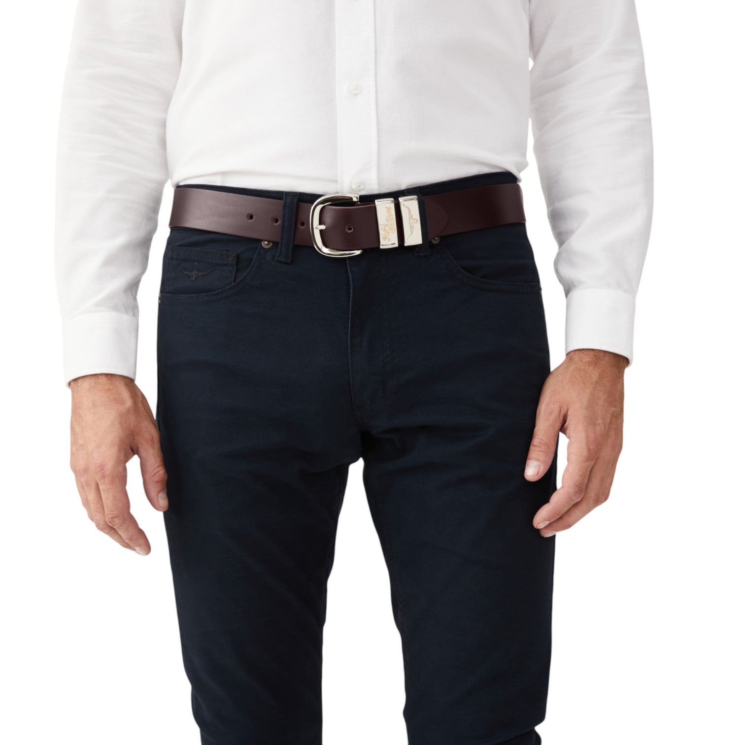 R.M.Williams Drover Belt Chestnut