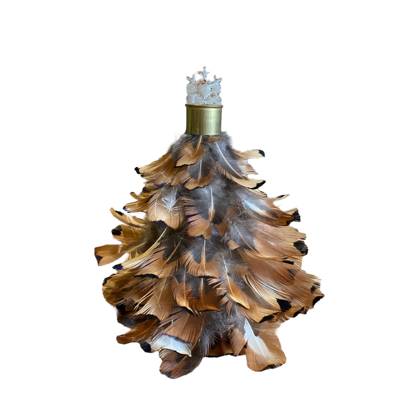 Spent Shells Pheasant Feather Tree Small