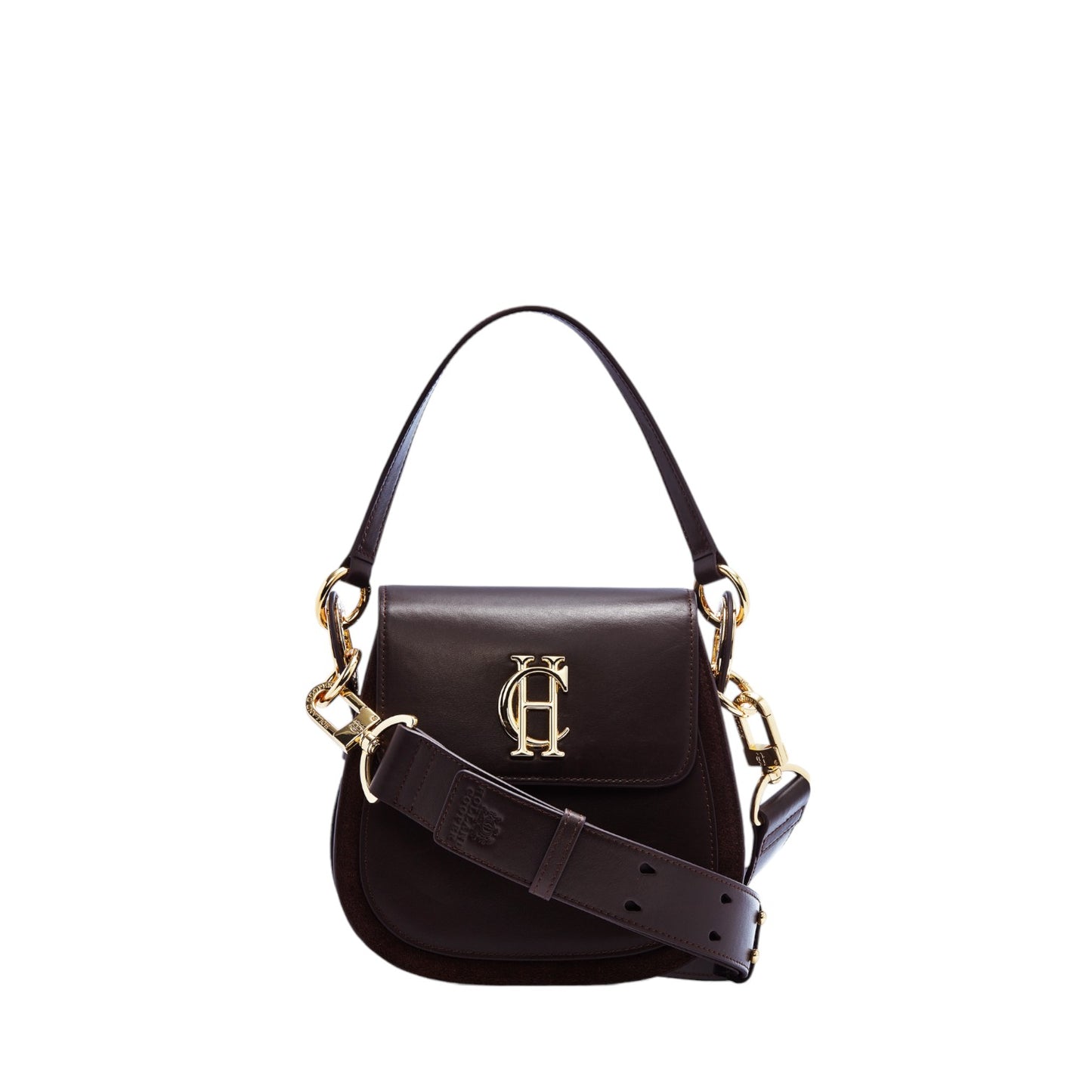 Holland Cooper Chelsea Saddle Bag Chocolate