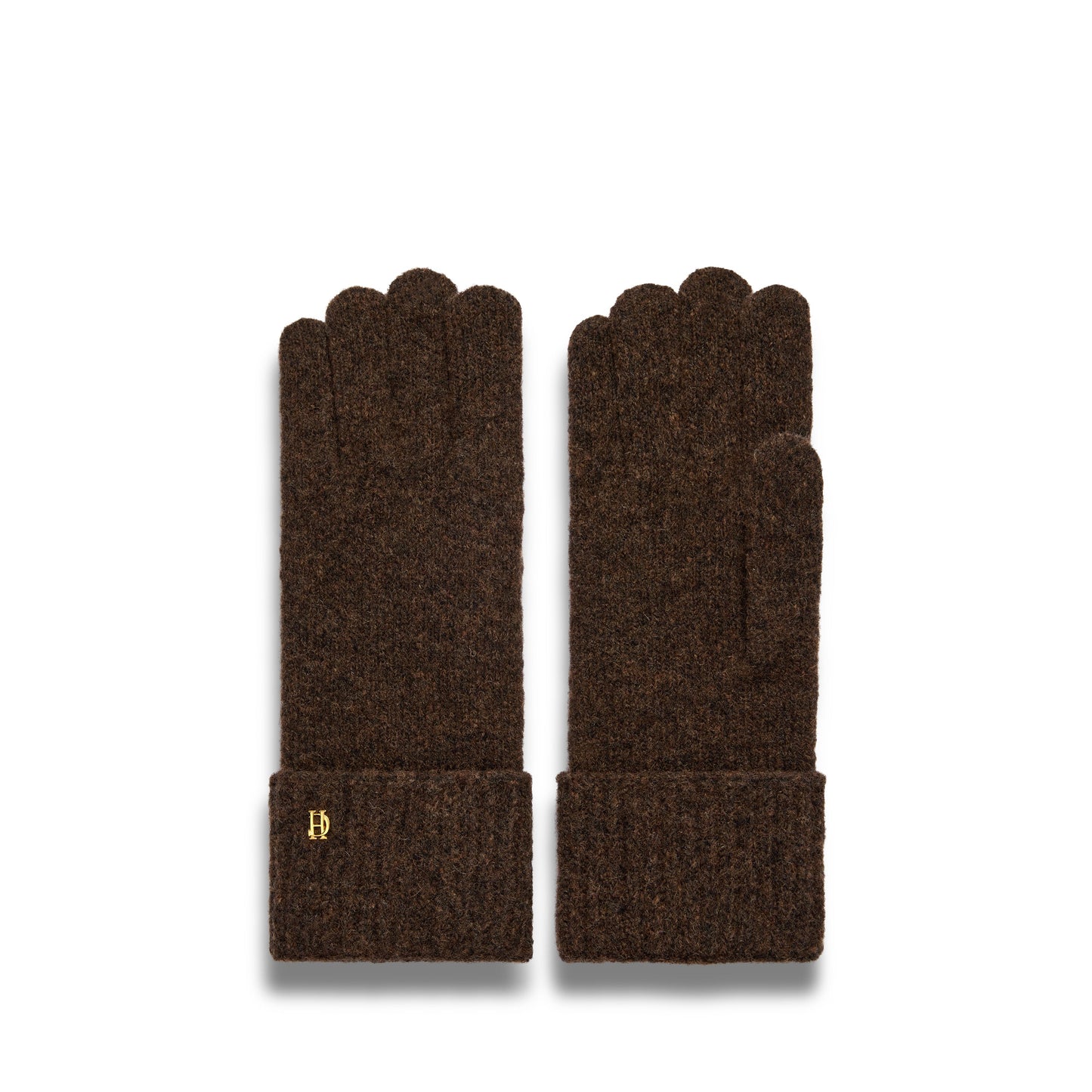 Holland Cooper Classic Logo Glove Chocolate