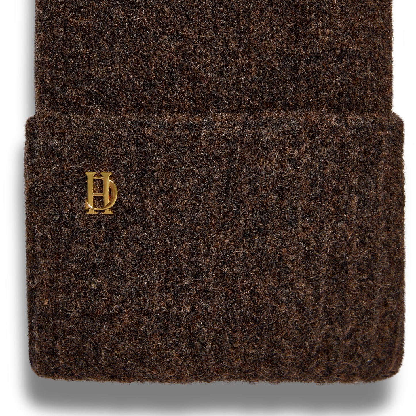 Holland Cooper Classic Logo Glove Chocolate