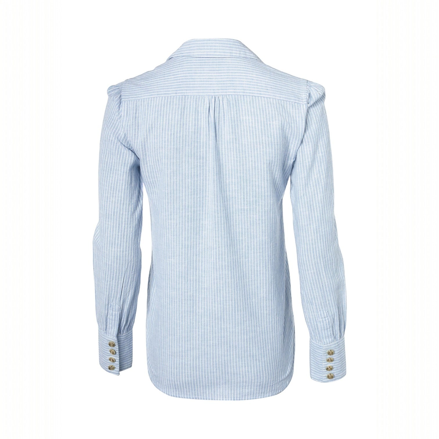Holland Cooper Classic V-Neck Blouse Azure