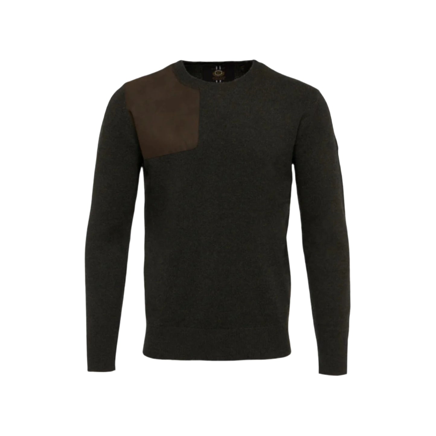 Holland Cooper Men's Country Crew Neck Knit Moss