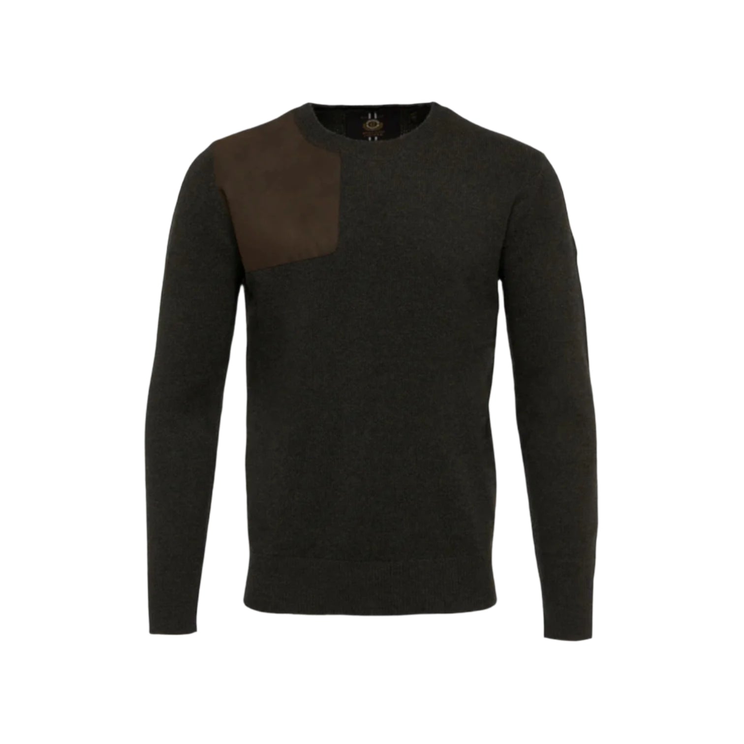 Holland Cooper Men's Country Crew Neck Knit Moss