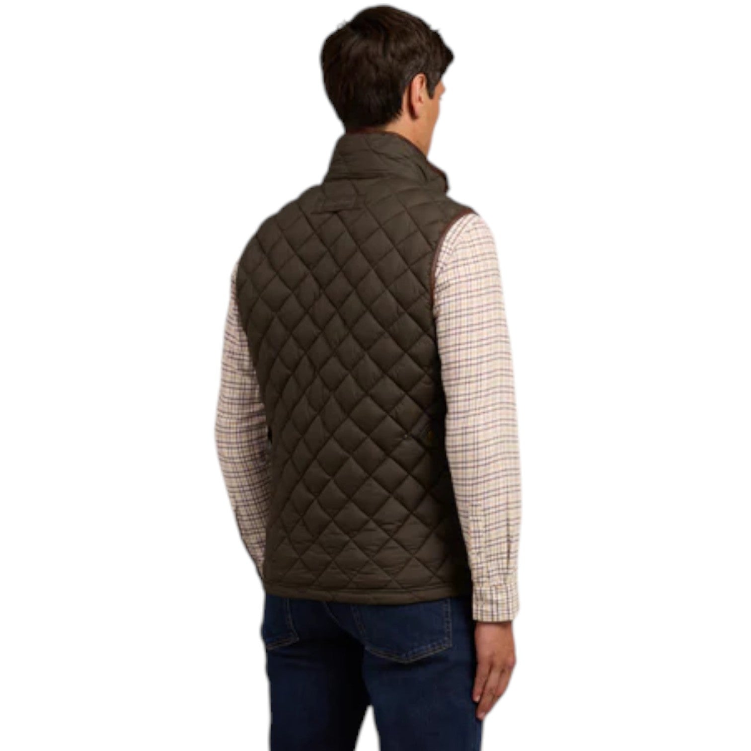Holland Cooper Men's Country Quilted Gilet Khaki