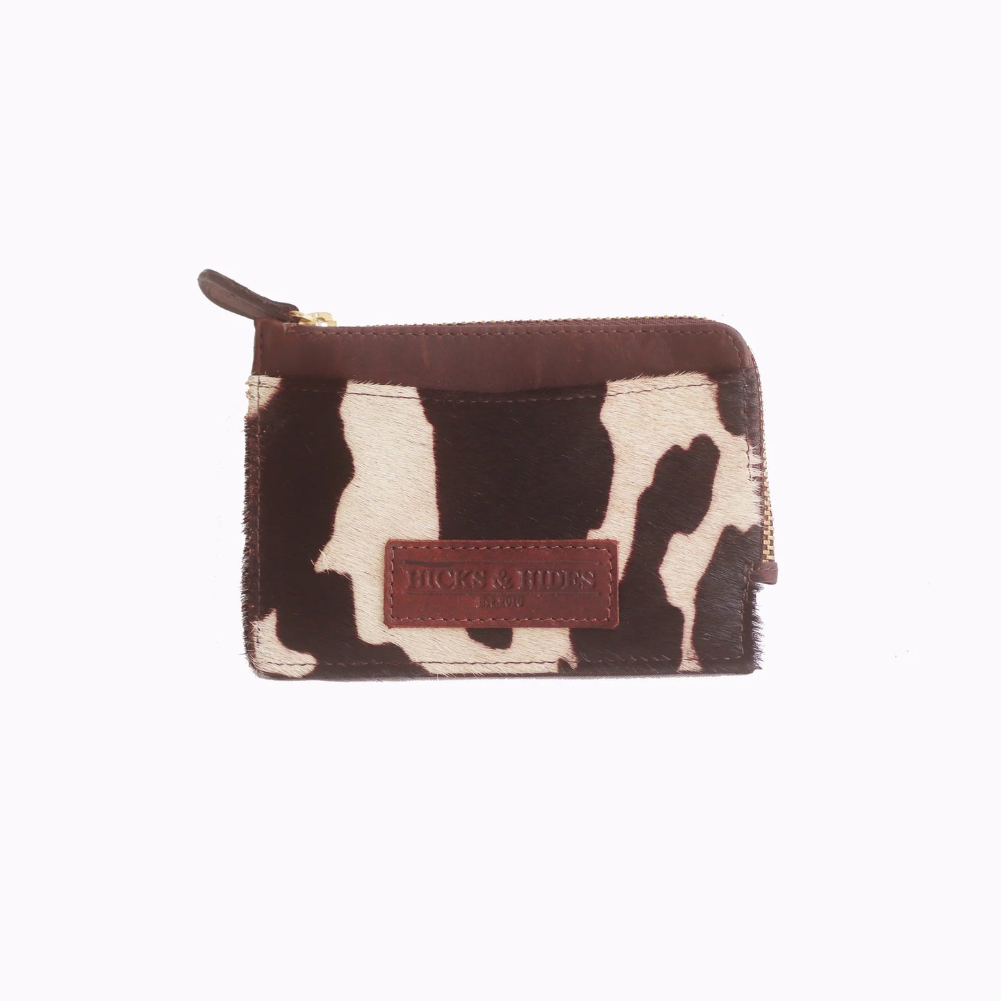 Hicks And Hides Bibury Coin Purse - Cowprint