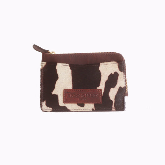 Hicks And Hides Bibury Coin Purse - Cowprint