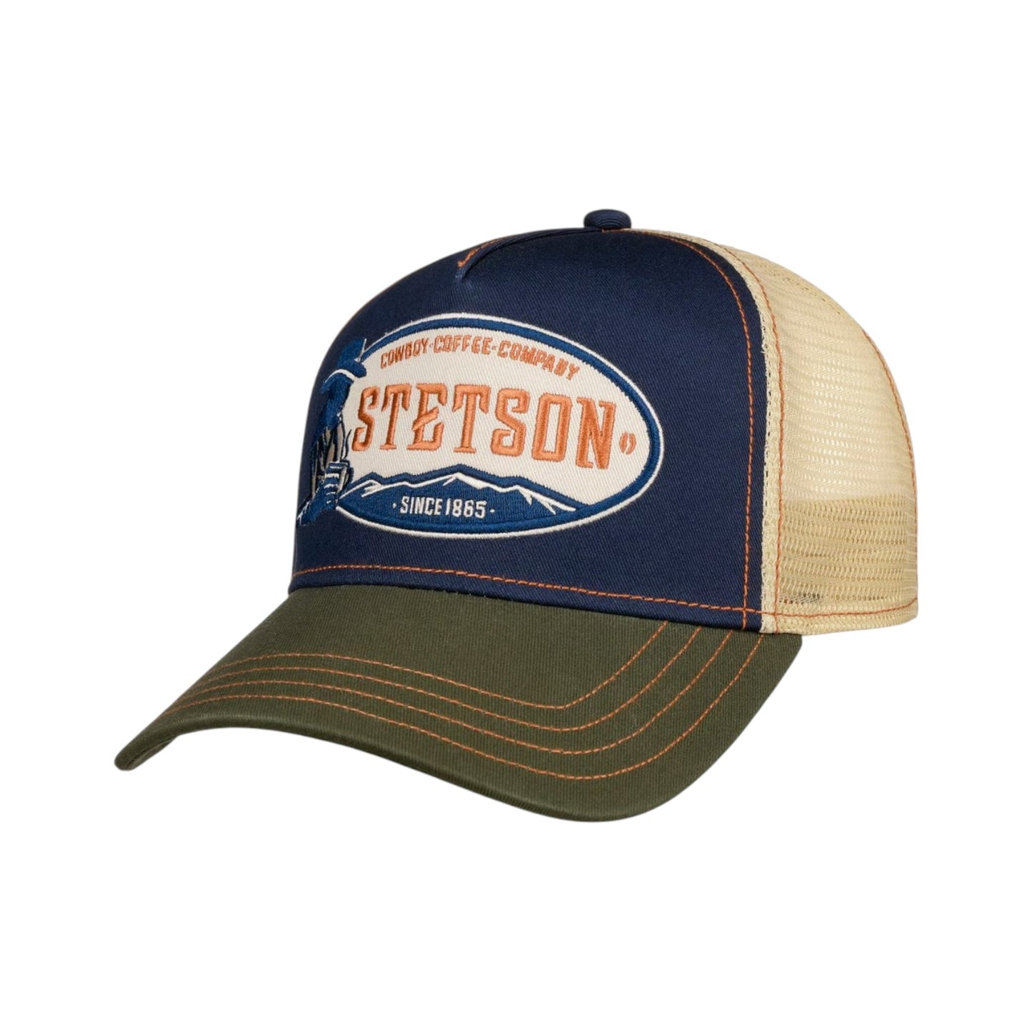 Stetson Trucker Cap Cowboy Coffee