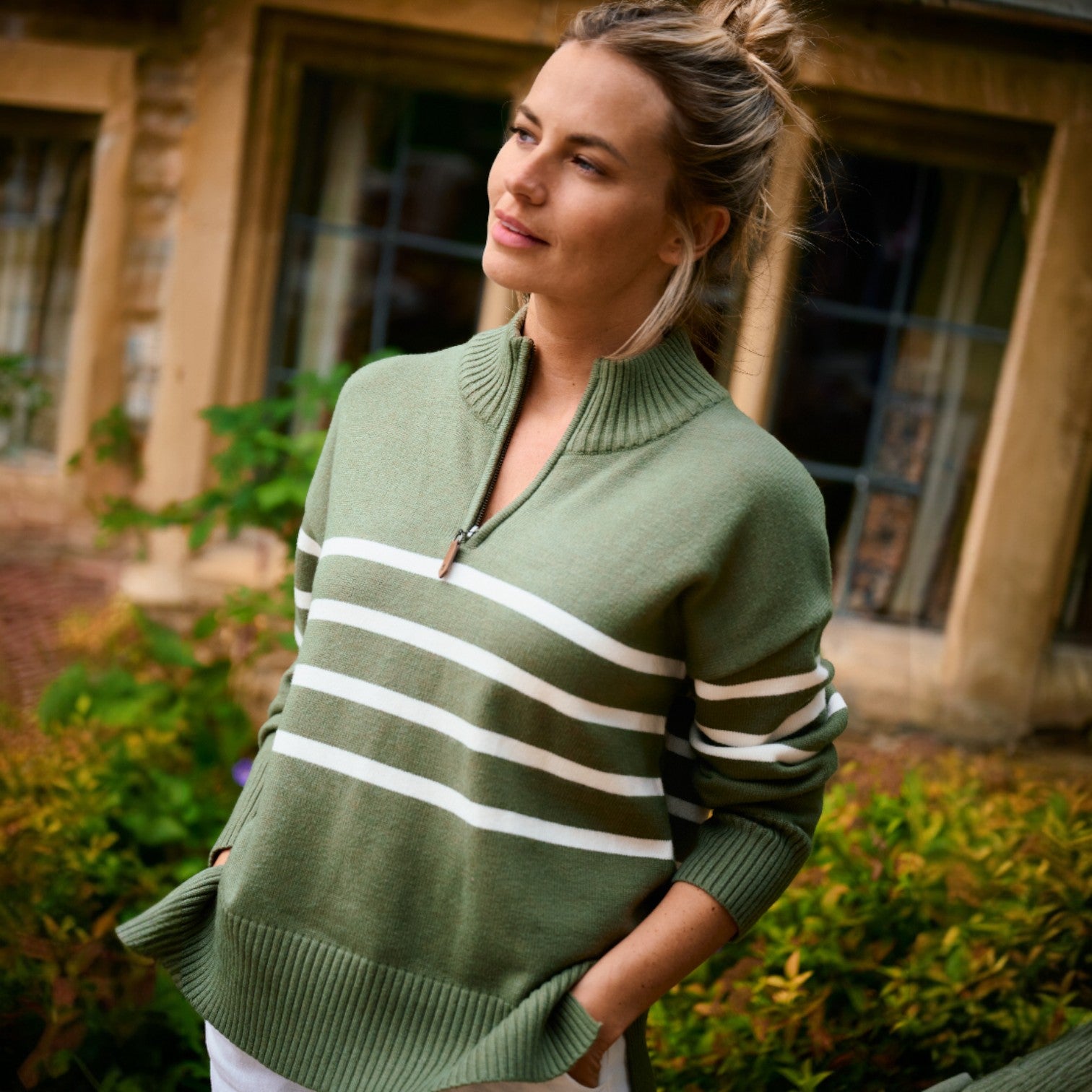 Dubarry Fonthill Sweater Kelp