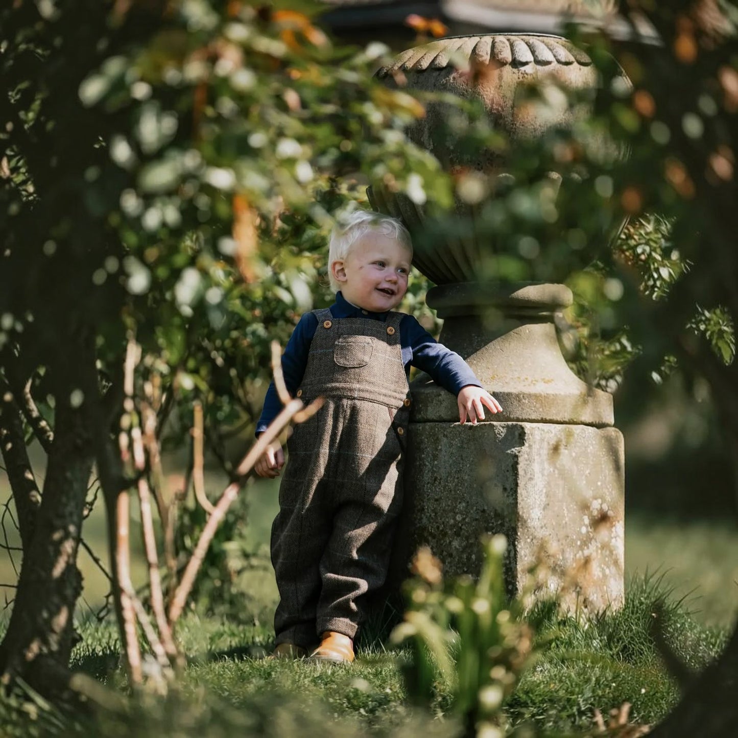 The Little Stamford Co. Heritage tweed dungarees