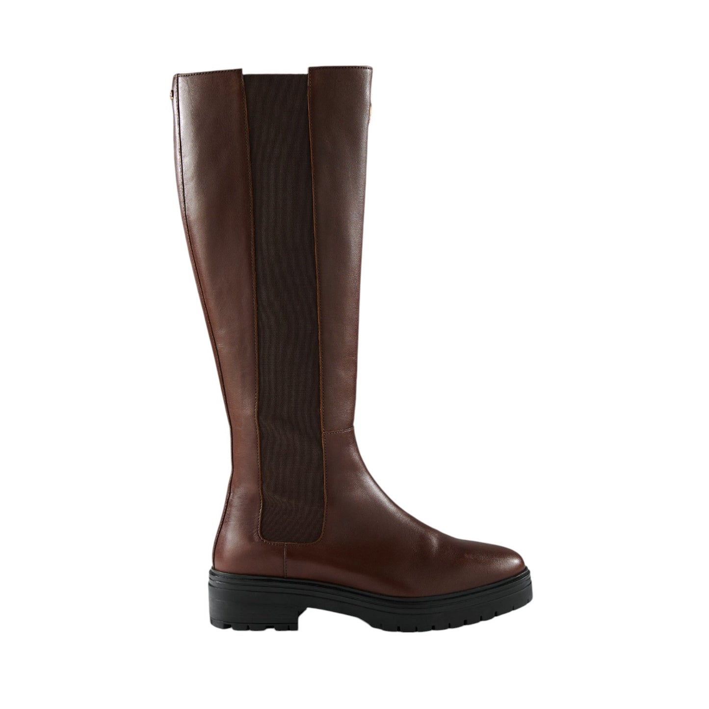 Holland Cooper Astoria Knee Boot Rich Chocolate