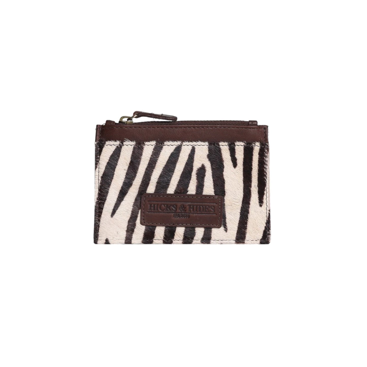 Hicks & Hides Safari Zebra Coin Purse