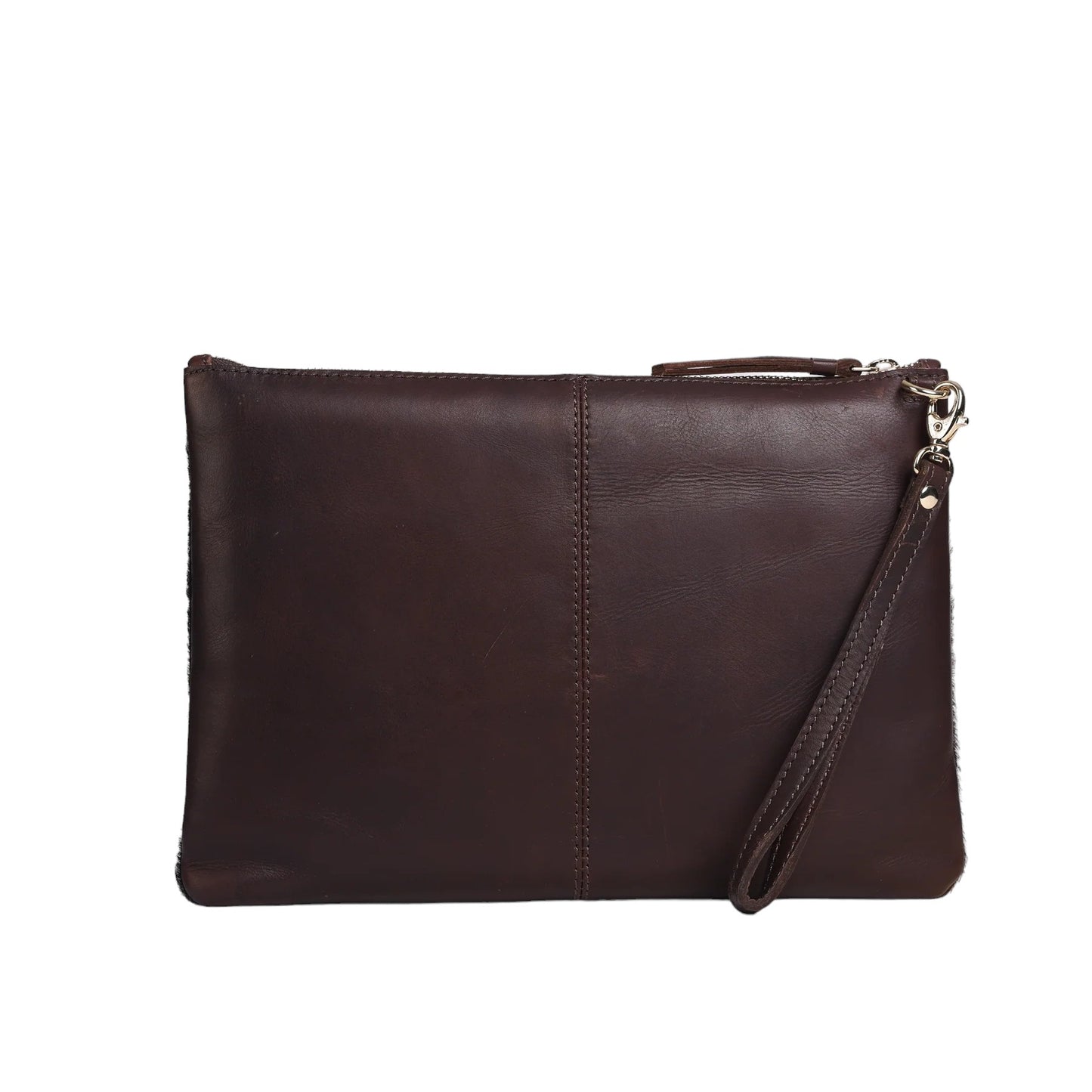 Hicks & Hides Cowhide Clutch