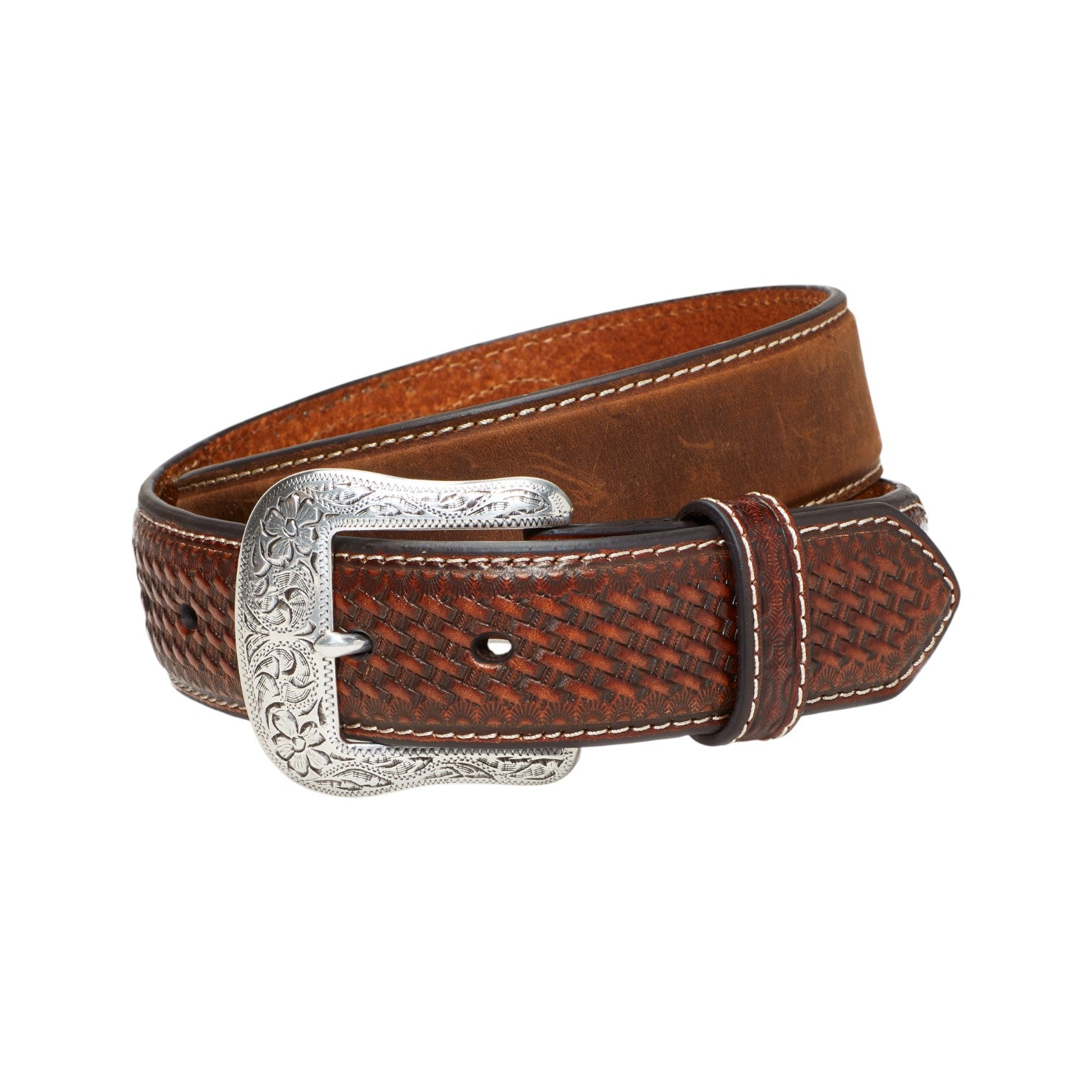 Ariat Gary Belt Med Brown