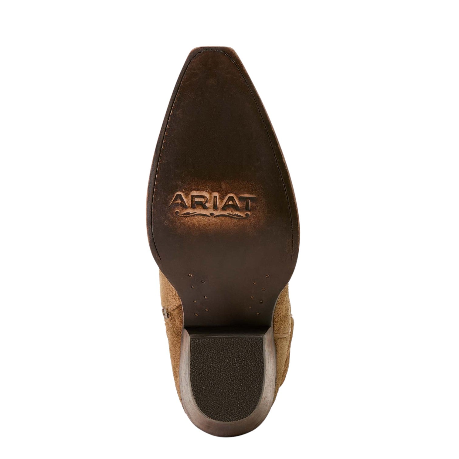 Ariat Laramie X Toe Western Boot Distressed Dijon Suede