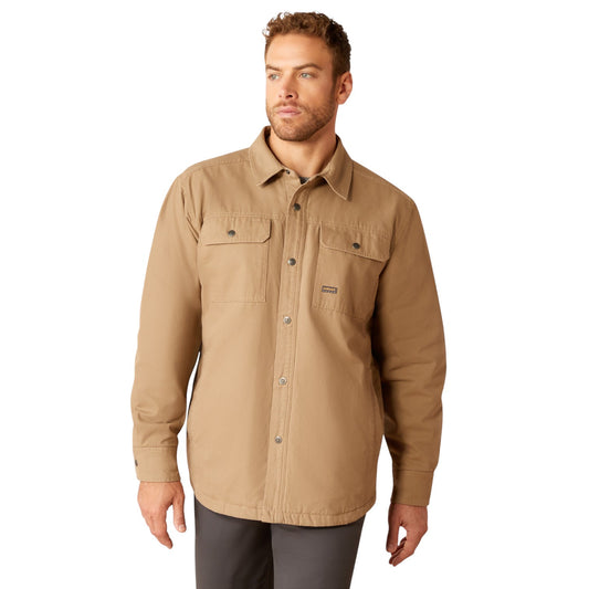 Ariat Rebar Canvas Shirt Jacket Khaki