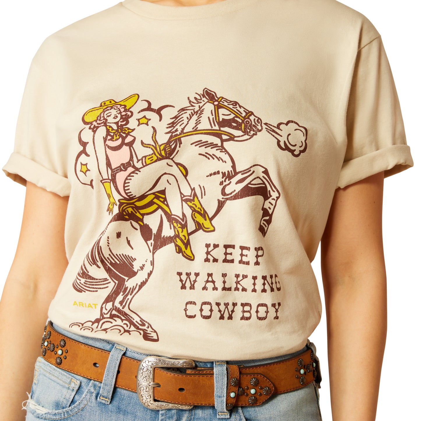 Ariat Women's Keep Walkin' Cowboy T-Shirt