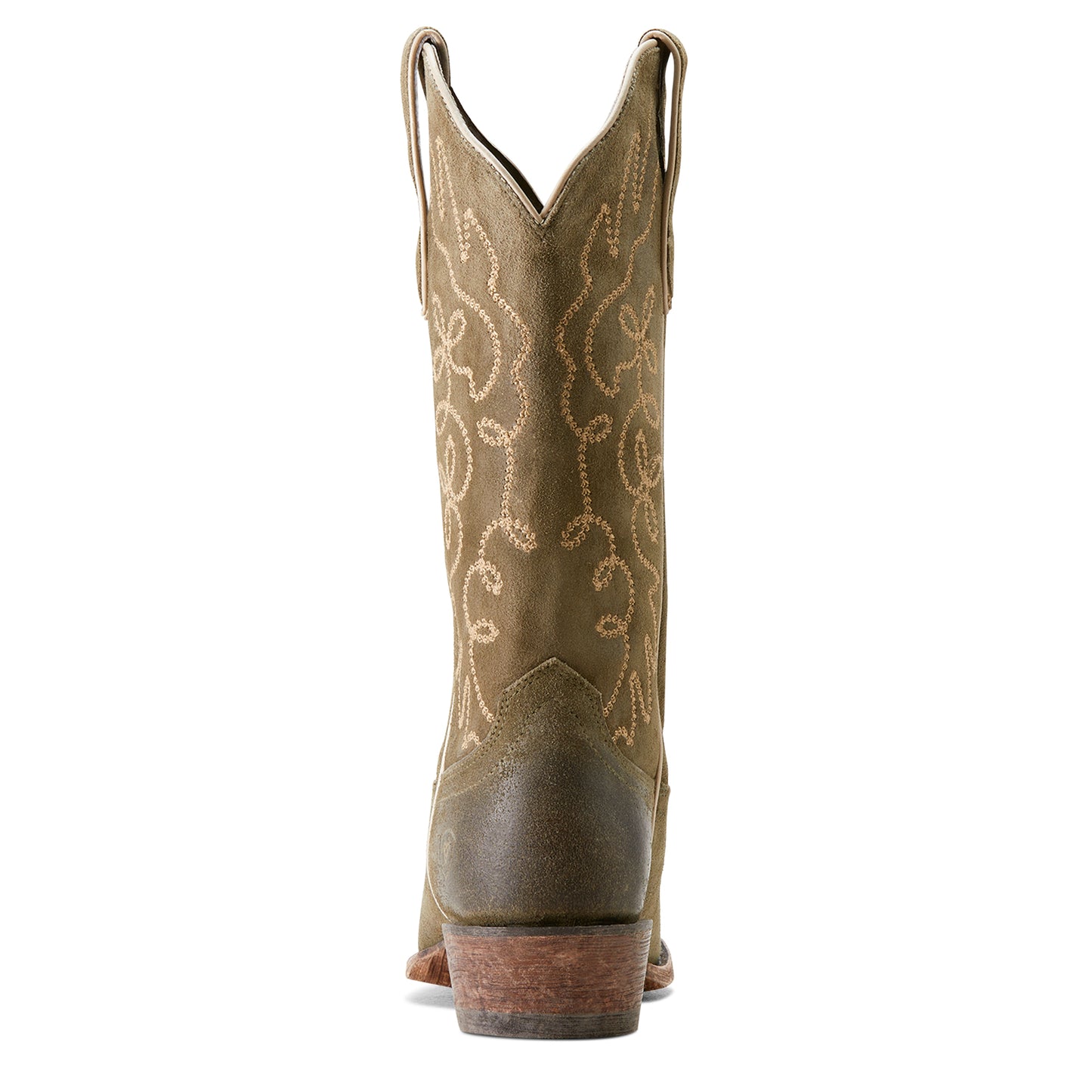 Ariat Western Jukebox Boots Soft Olive Suede