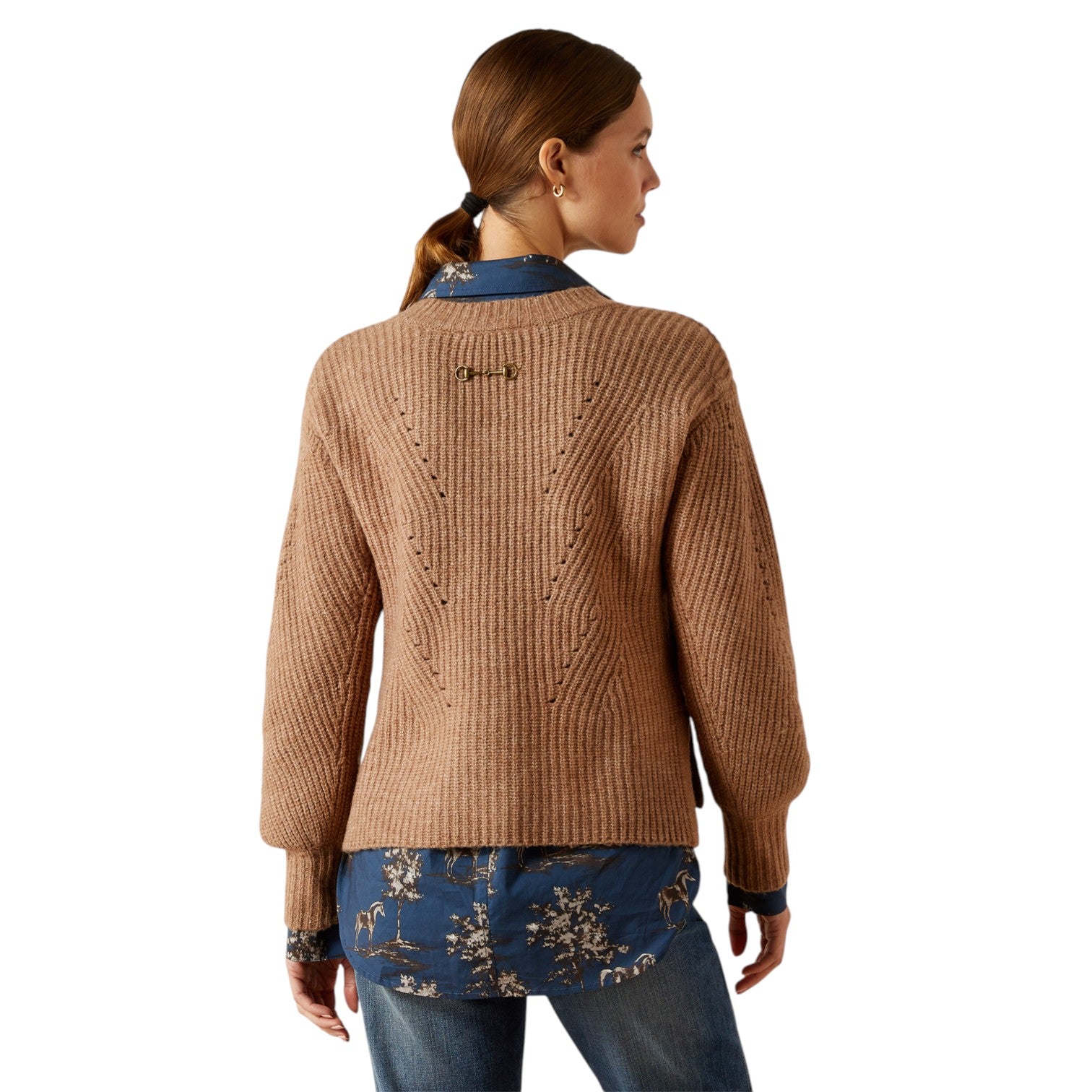 Ariat Blaydon Sweater Woodsmoke Heather