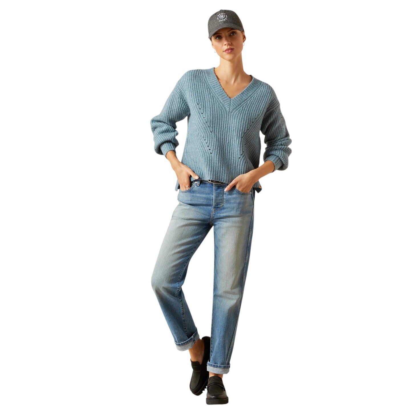 Ariat Blaydon Sweater Spring Lake Heather
