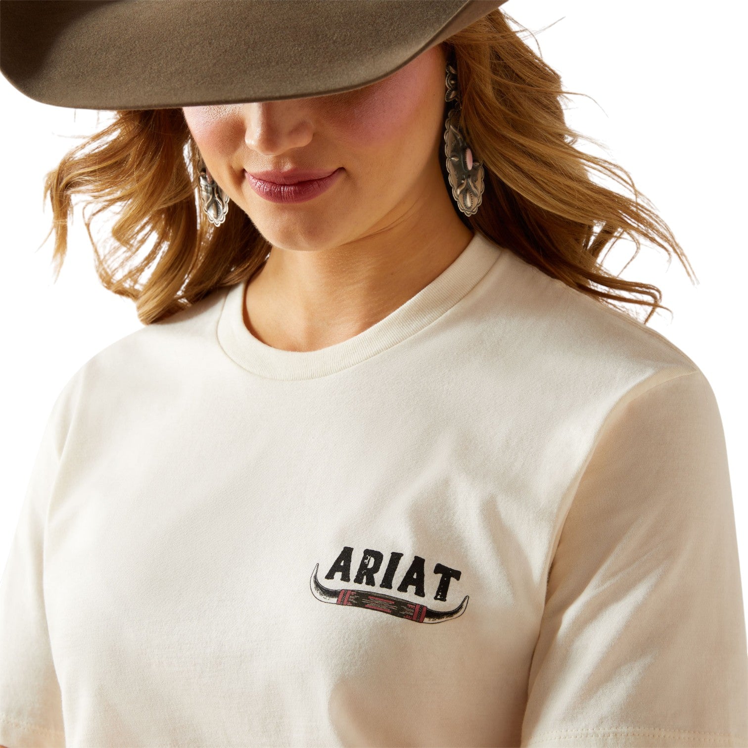 Ariat Bull Horns T-Shirt Natural