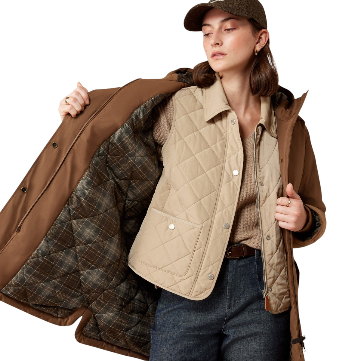 Ariat Barrowmere H20 Parka Malt