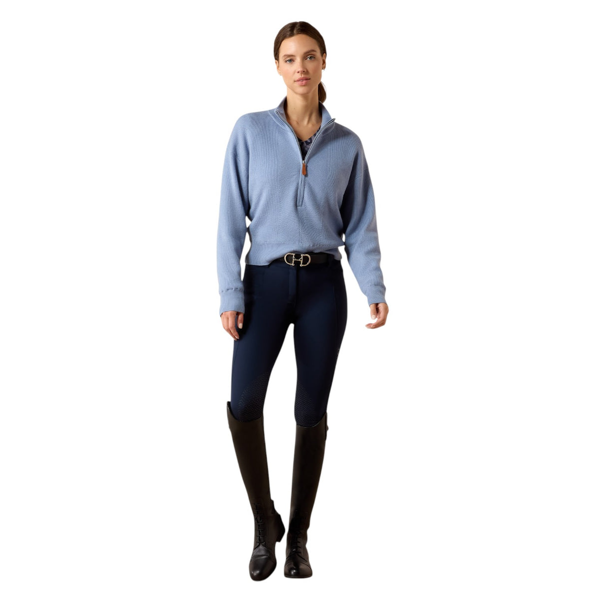 Ariat Foxleigh 1/2 Zip Sweater Rainwashed