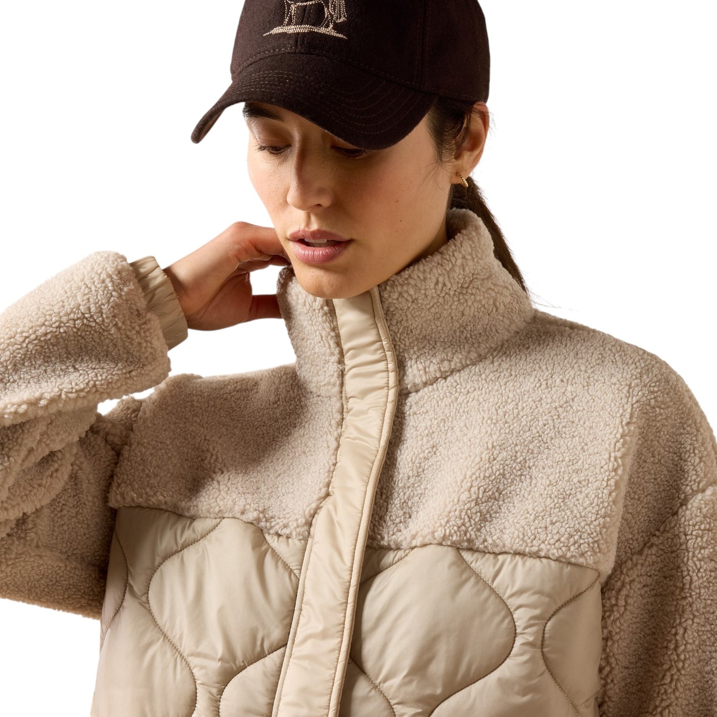 Ariat Sherpuff Jacket Grey