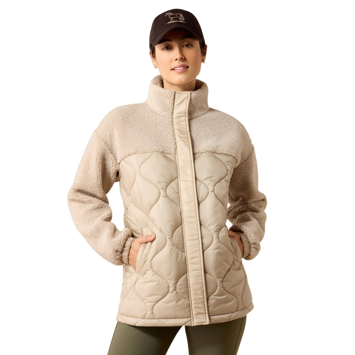 Ariat Sherpuff Jacket Grey