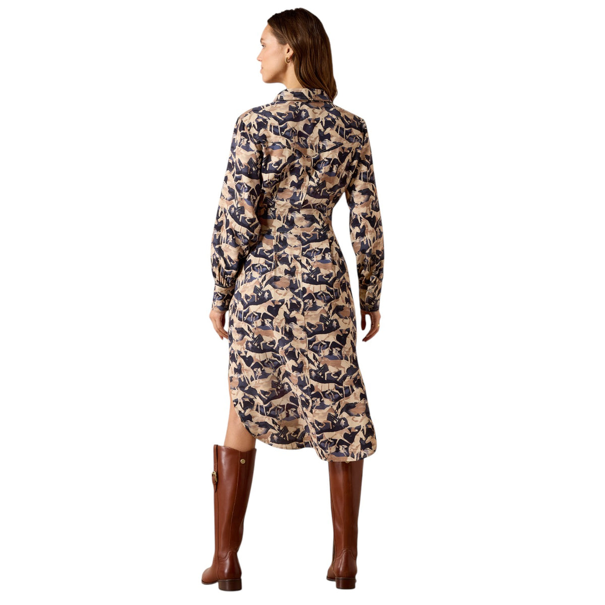 Ariat Culham Dress Navy Print