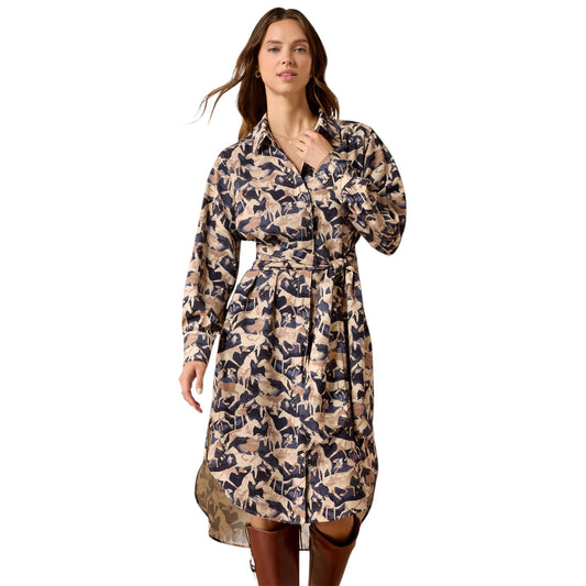 Ariat Culham Dress Navy Print