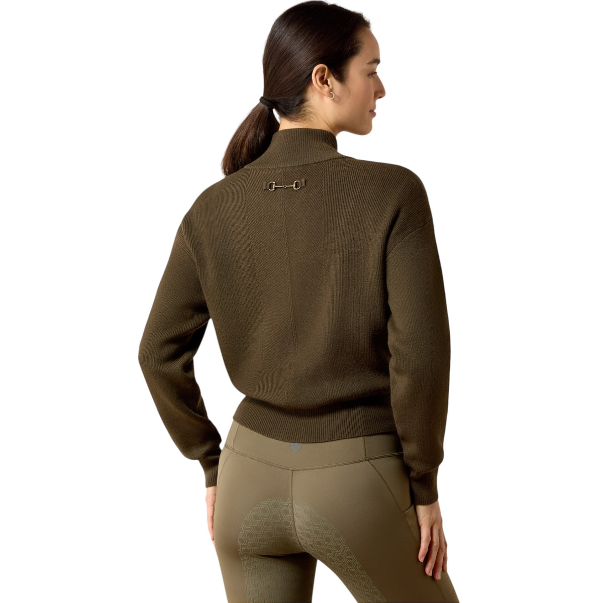 Ariat Foxleigh 1/2 Zip Sweater Earth