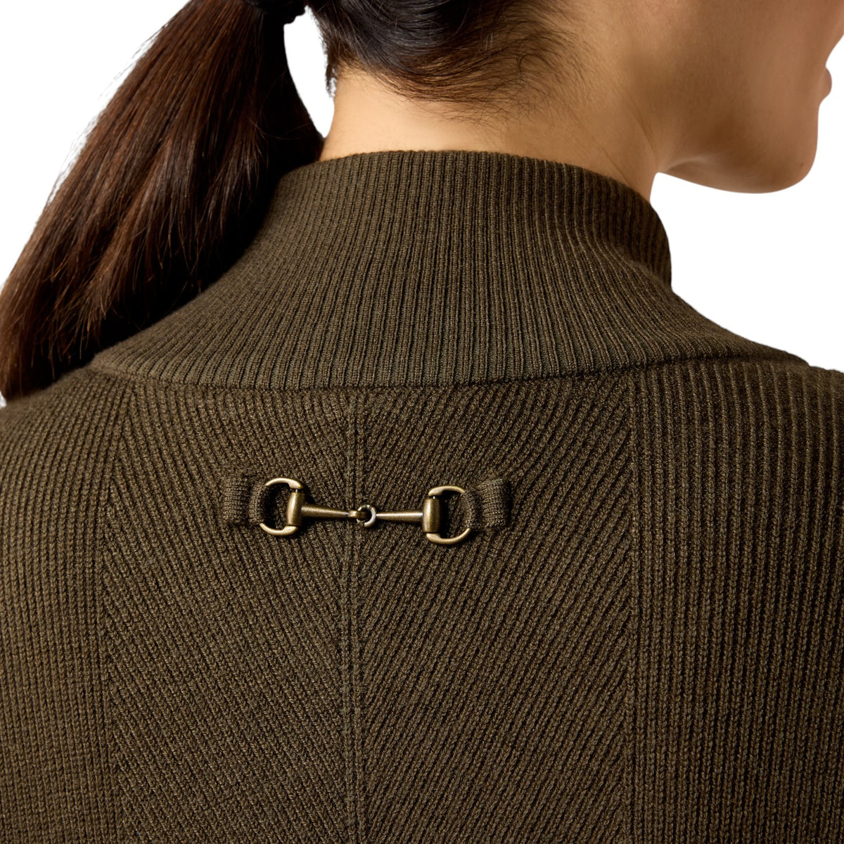 Ariat Foxleigh 1/2 Zip Sweater Earth