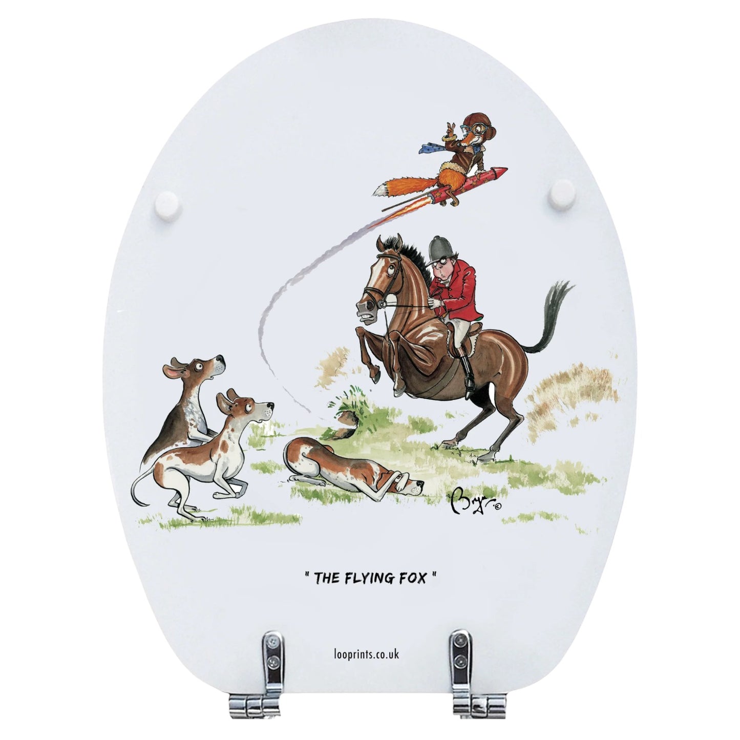 Loo Prints Bryn Parry Flying Squad Toilet Seat