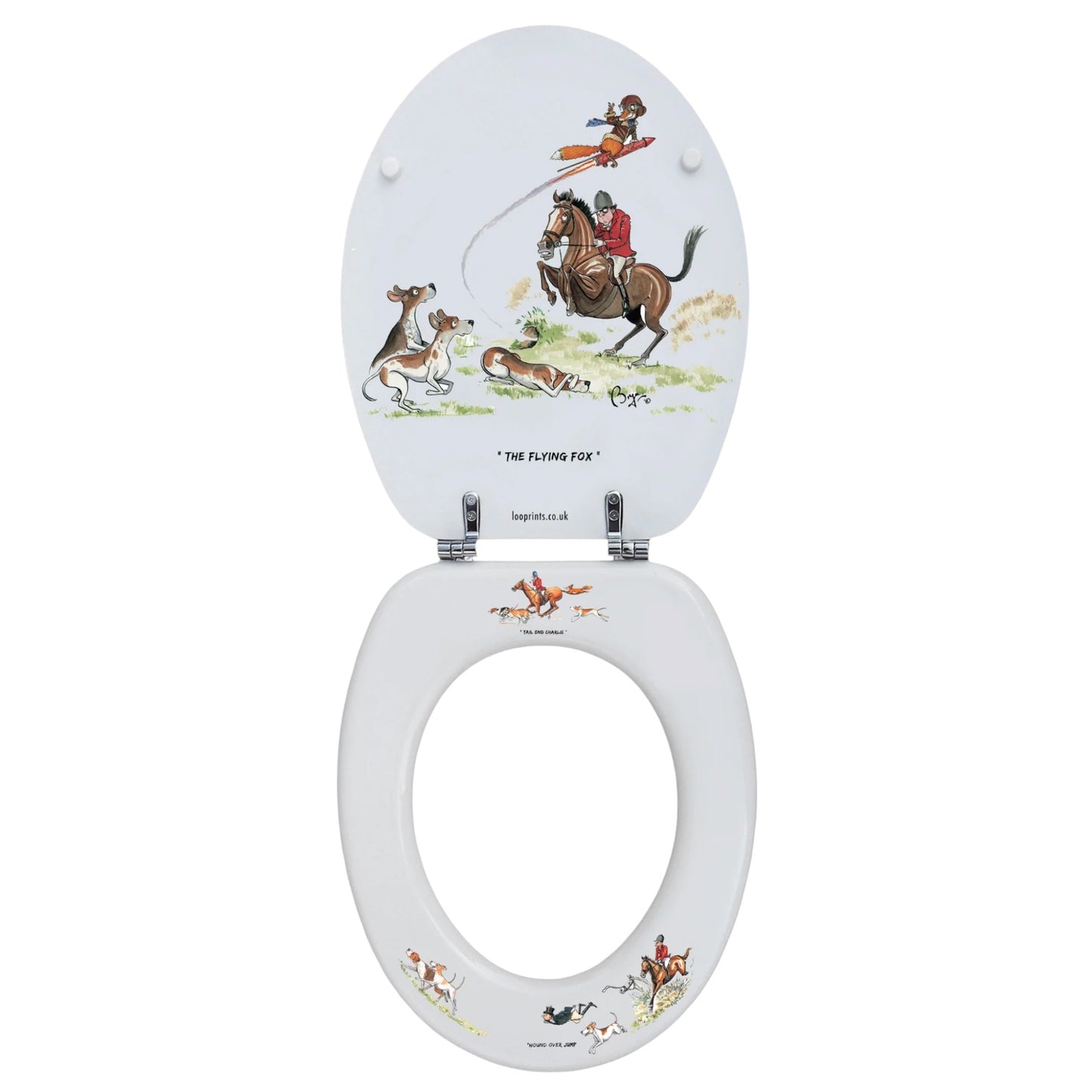 Loo Prints Bryn Parry Flying Squad Toilet Seat