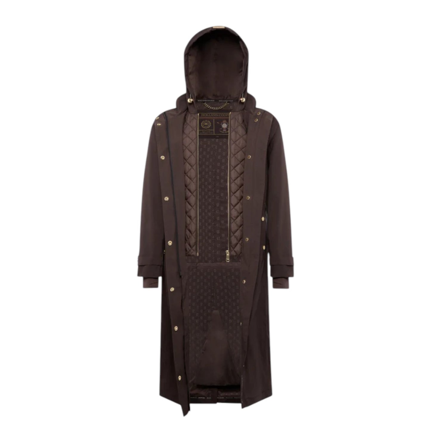 Holland Cooper Folgate Rain Coat Chocolate