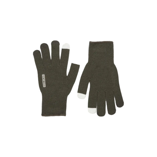 Sealskinz Hanworth Solo Merino Glove with I-Touch in Olive