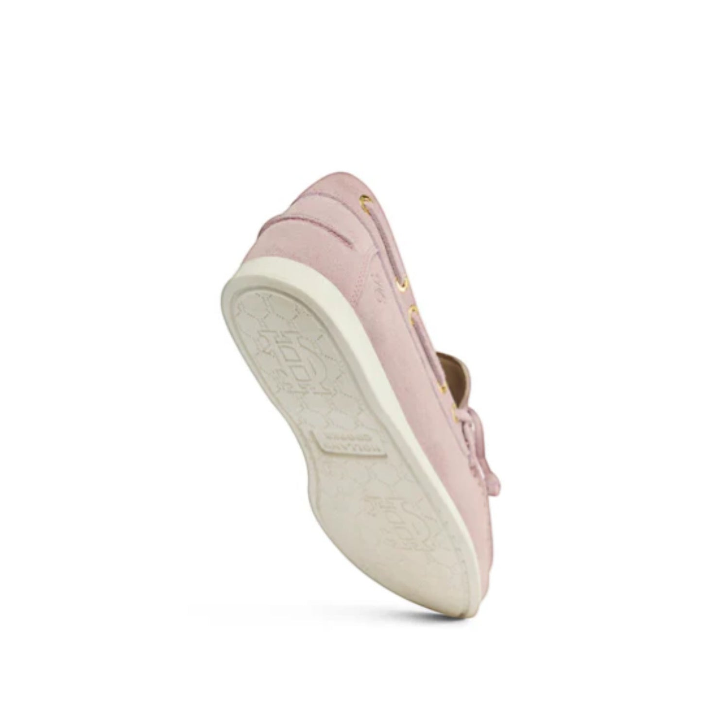 Holland Cooper Deck Shoe Blush Suede