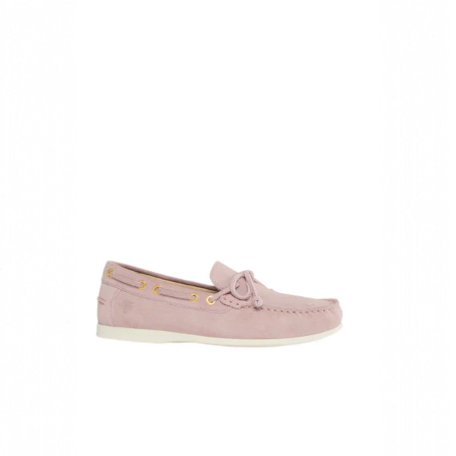 Holland Cooper Deck Shoe Blush Suede