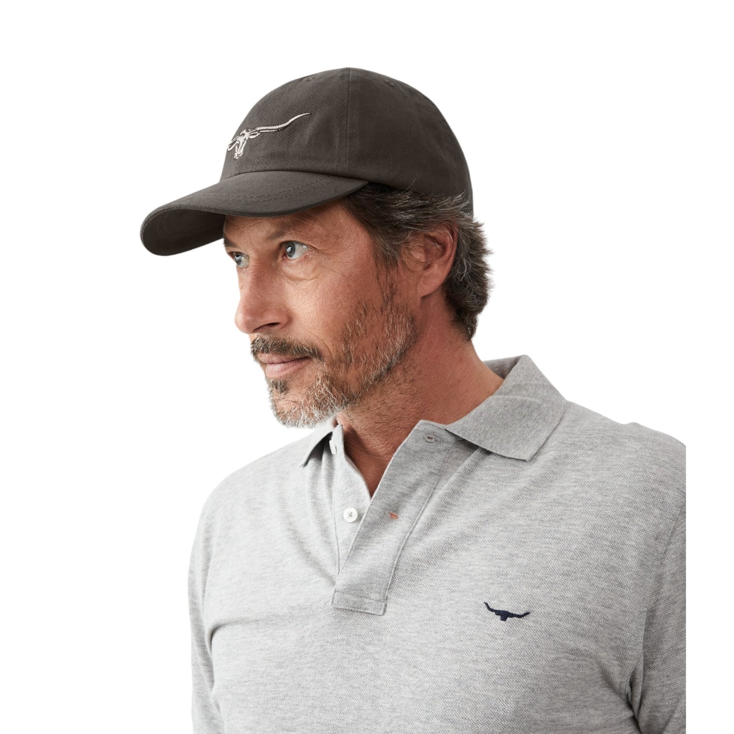 R.M.Williams Steers Head Logo Cap - Silt