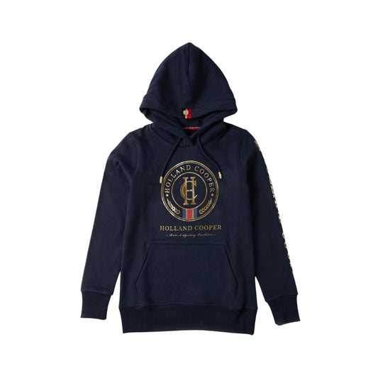Holland Cooper HC Heritage Hoodie Ink Navy