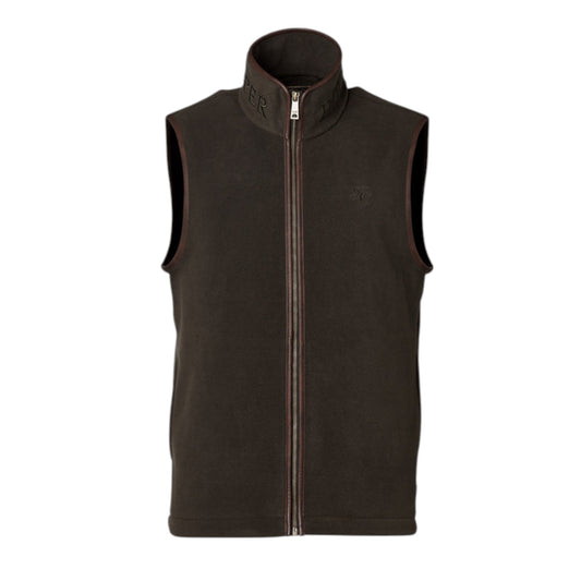 Holland Cooper Men's Country Fleece Gilet Khaki